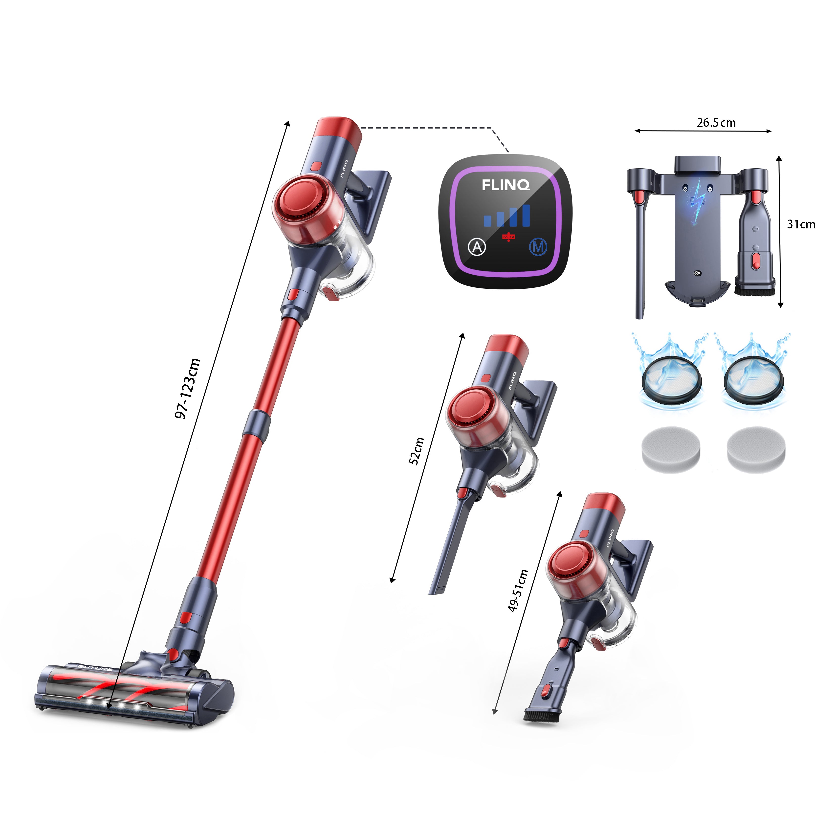 Aspirateur balai sans fil V12 PRO
