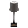 Lampe de table LED sans fil rechargeable en forme de vase Milano - noire/taupe - intérieur & extérieur (Copie)
