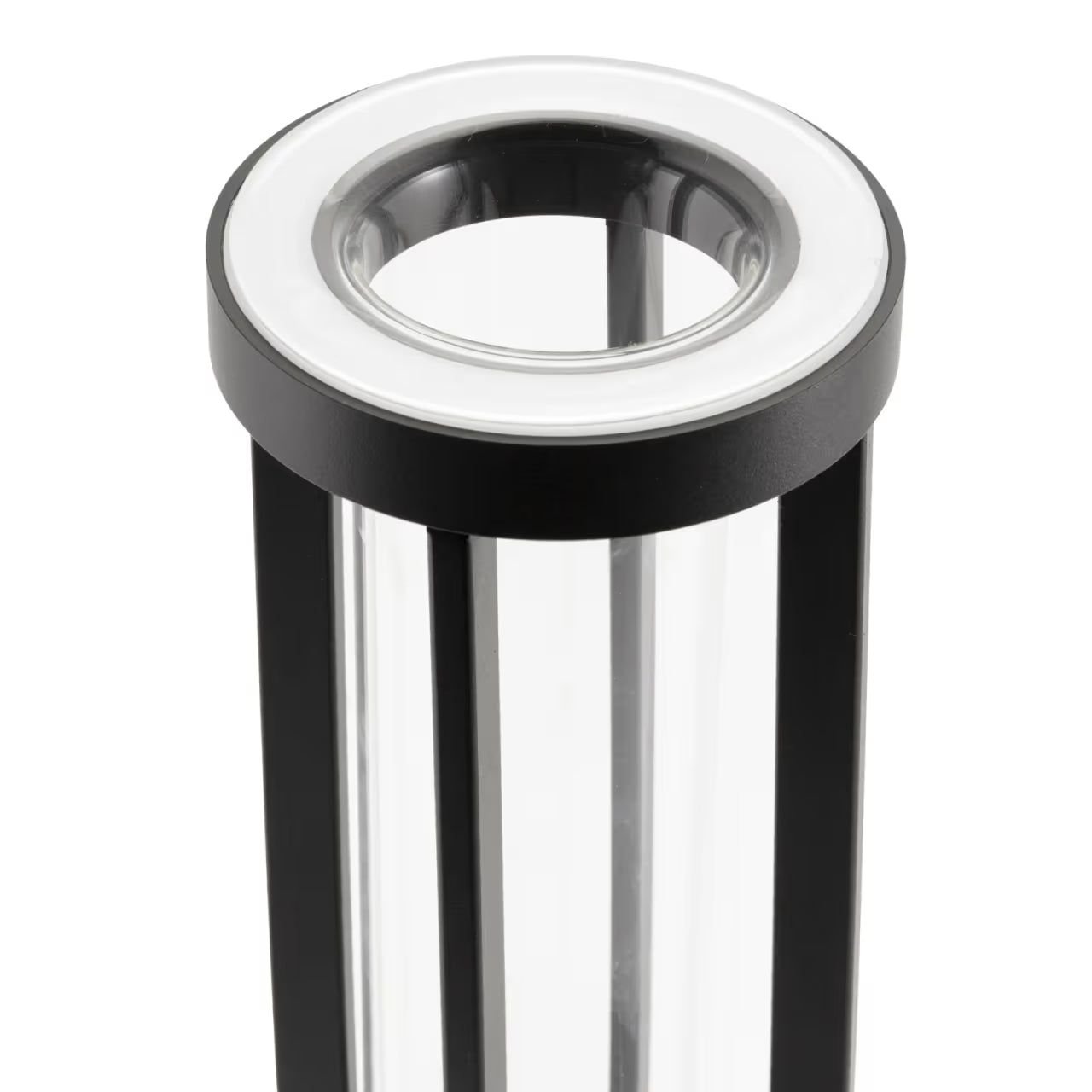 Pack 2 Lampes de table LED sans fil rechargeable en forme de vase Florence - noire - intérieur & extérieur