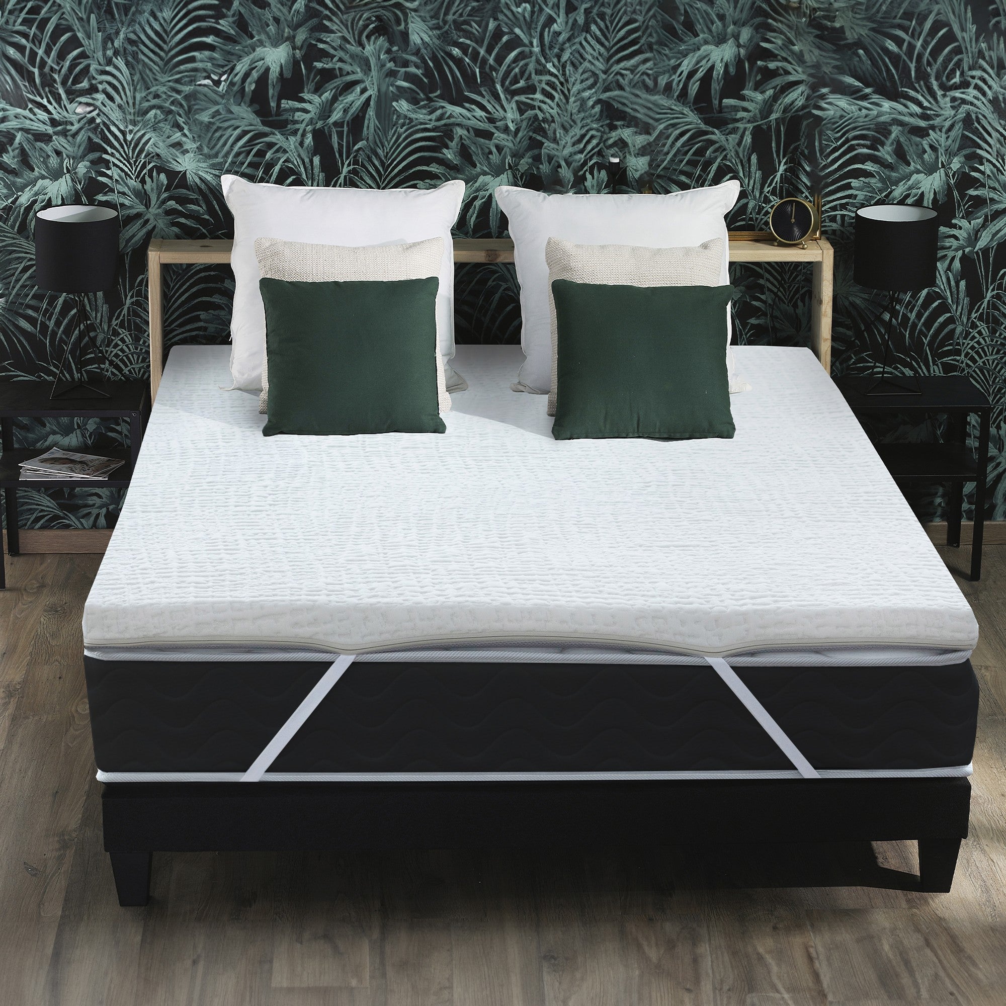 Surmatelas déhoussable mousse à mémoire de forme 5 cm