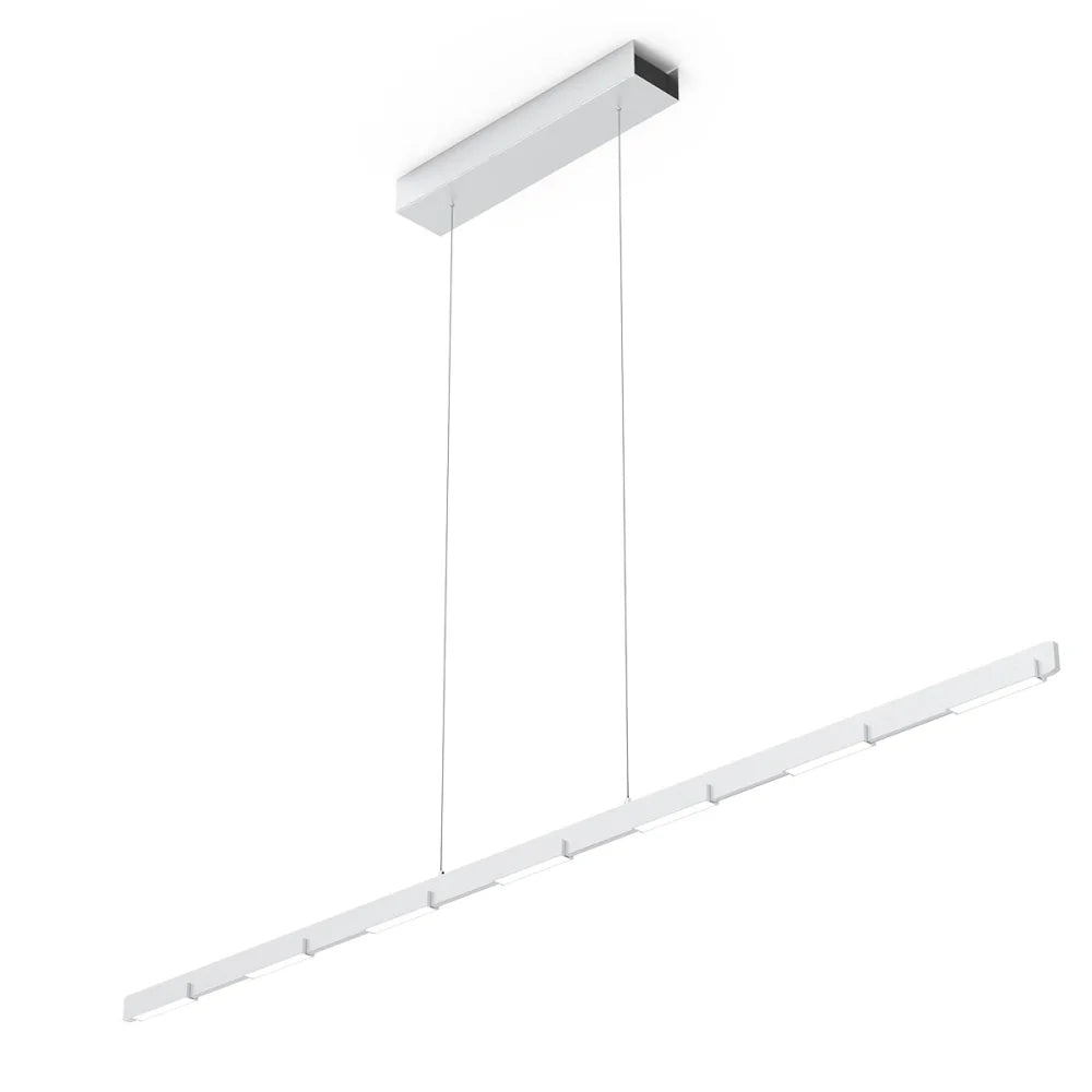 Lampe design suspension en acier - 11 lumières - Bloc