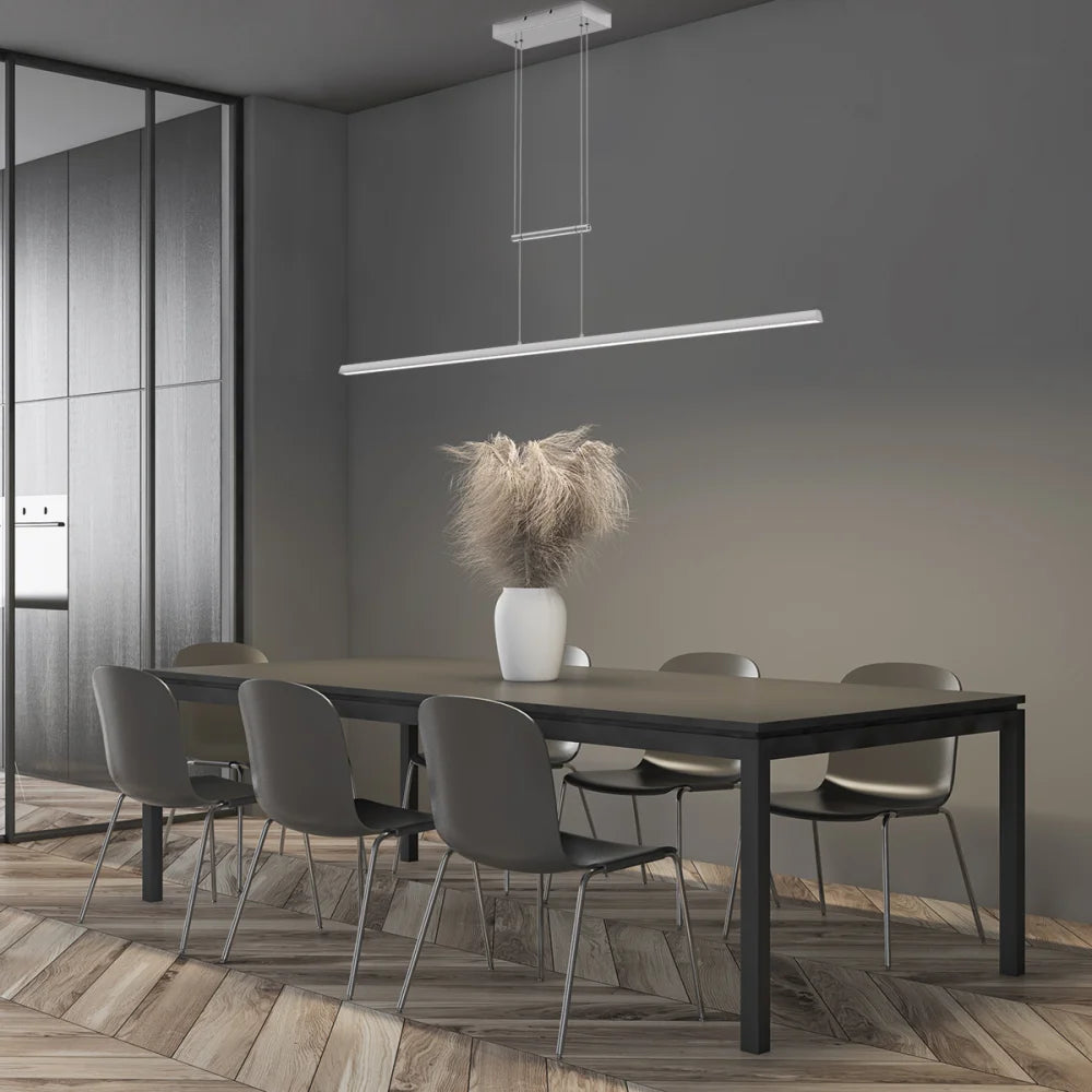 Lampe suspension acier - 1 lumière - Profilo