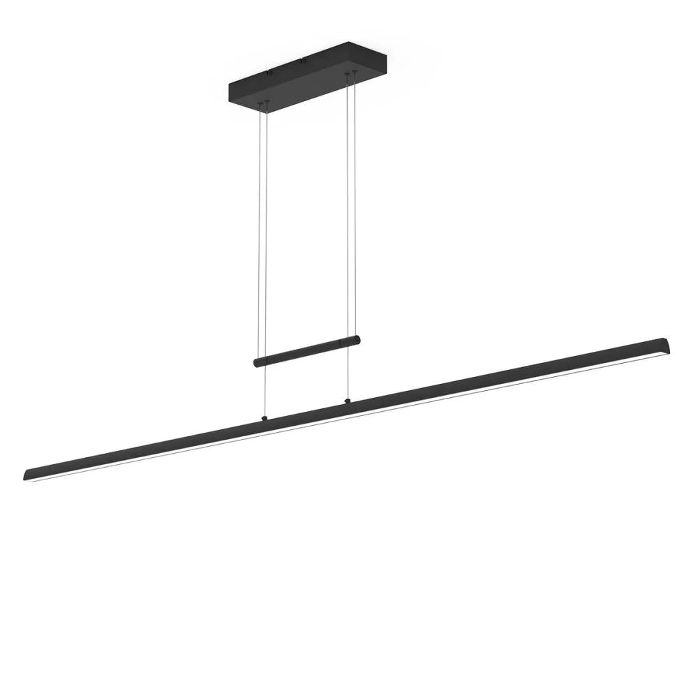 Lampe suspension noire - 2100 lumens - 1 lumière - Profilo