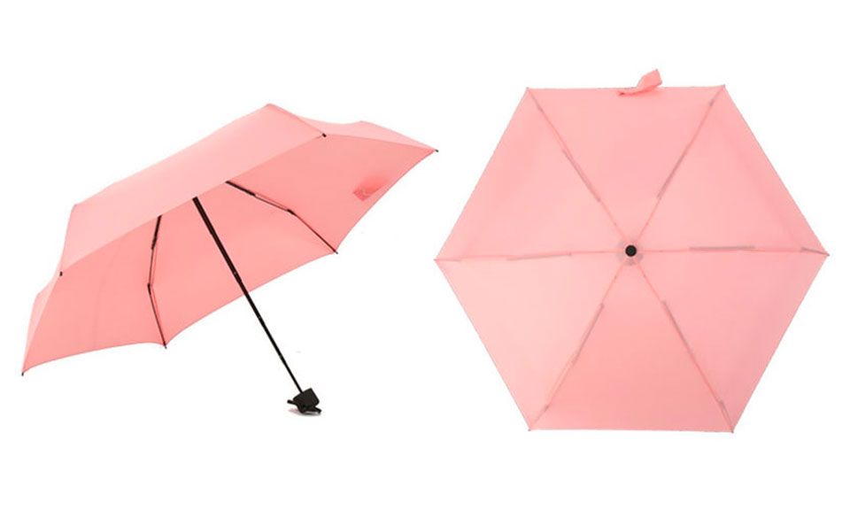 Mini-Parapluie pliable Rose