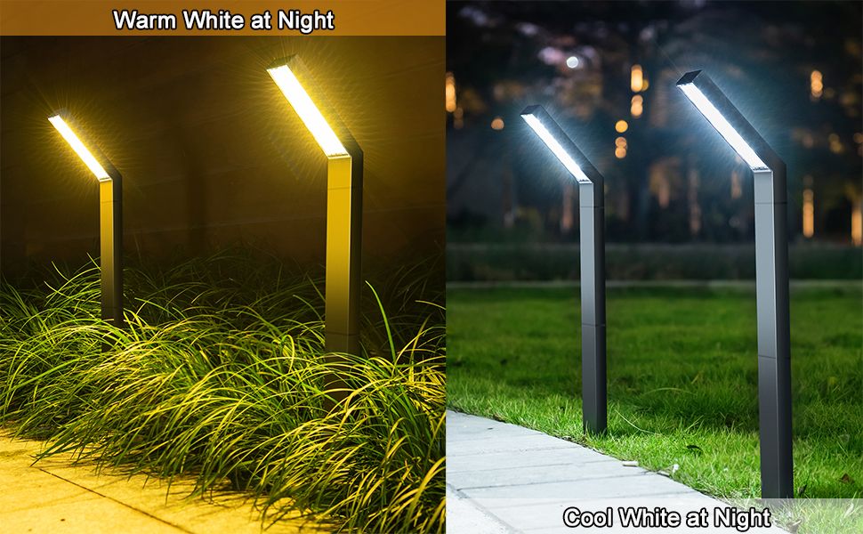 FlinQ Yora Solar Garden Lighting - Lampes solaires de jardin - Lampe d'extérieur - Aluminium - Paquet de 2 - Zwart