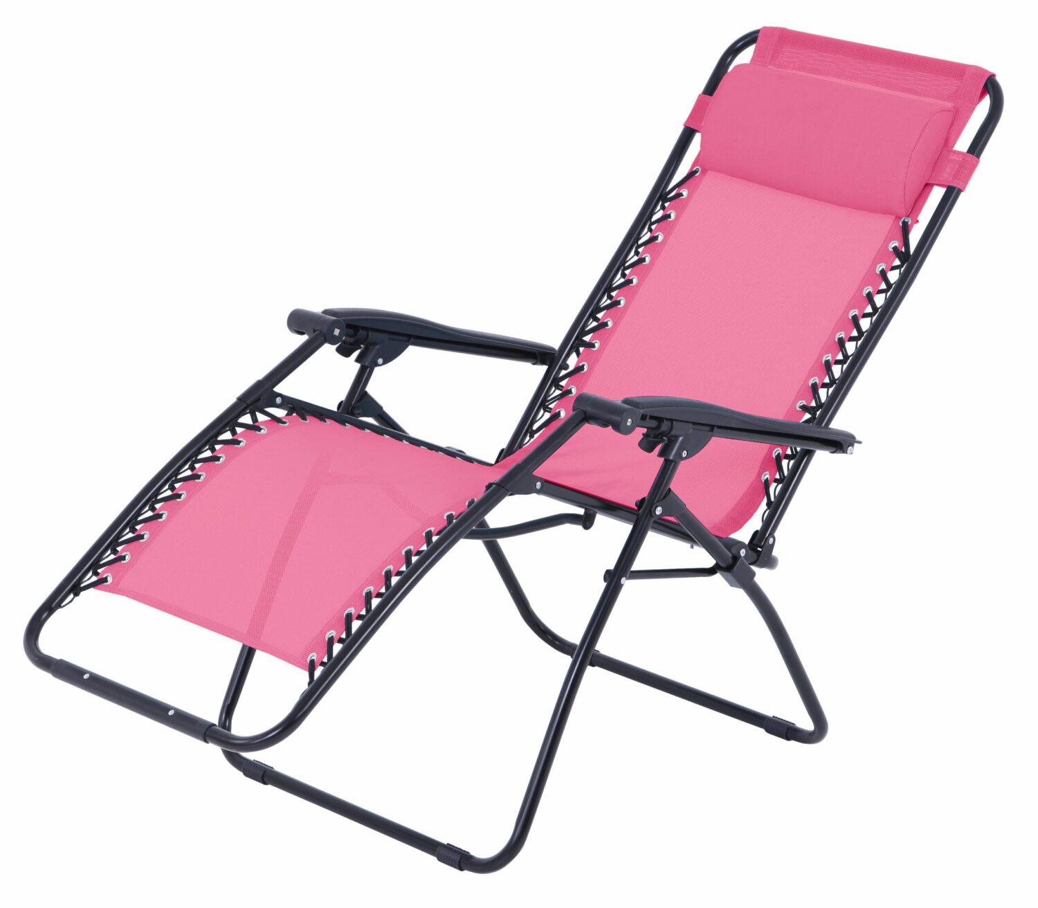 Fauteuil relax de jardin - Multi positions - Rose