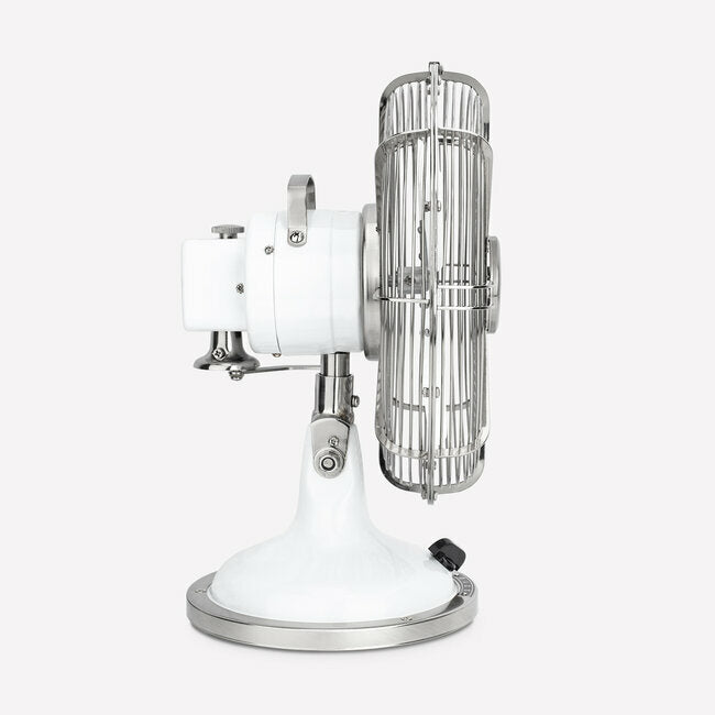 Ventilateur design métal - Blanc